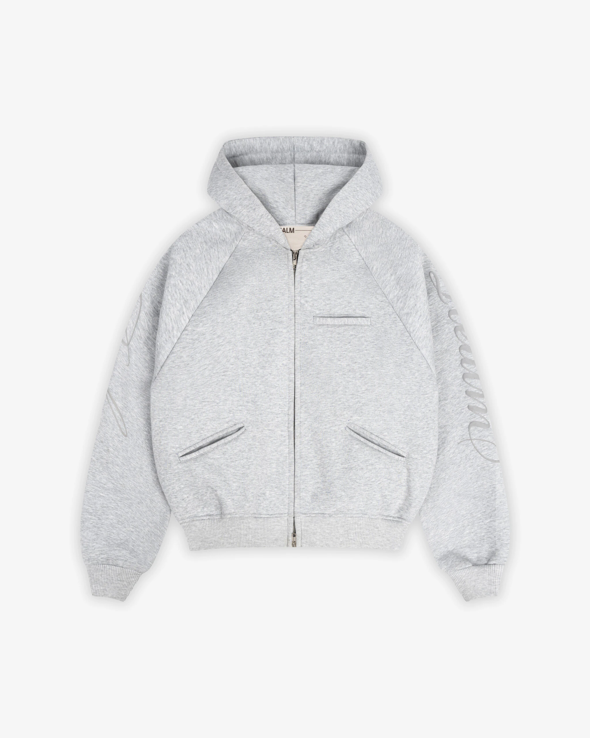 "OWN YOUR REALM" RAGLAN ZIP HOODIE